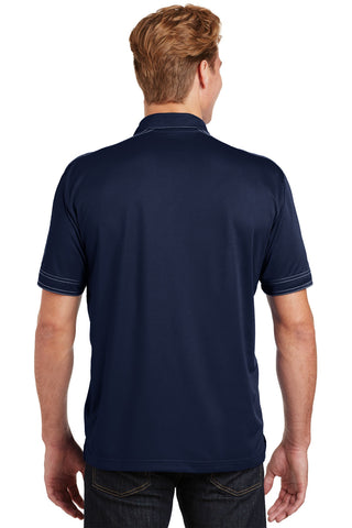 Sport-Tek Contrast Stitch Micropique Sport-Wick Polo (True Navy)