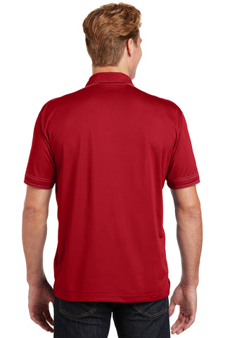 Sport-Tek Contrast Stitch Micropique Sport-Wick Polo (True Red)