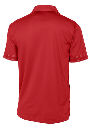 Sport-Tek Contrast Stitch Micropique Sport-Wick Polo (True Red)