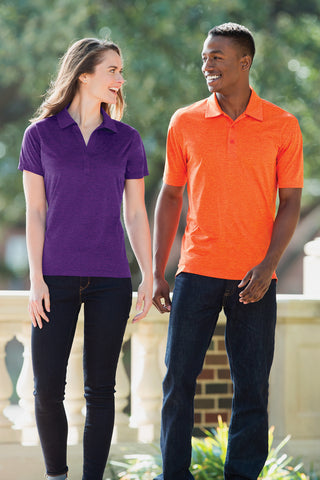 Sport-Tek Heather Contender Polo (Graphite Heather)