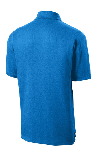 Sport-Tek Heather Contender Polo (Blue Wake Heather)