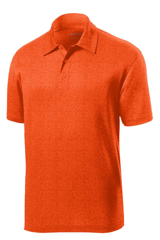 Sport-Tek Heather Contender Polo (Deep Orange Heather)