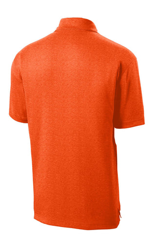 Sport-Tek Heather Contender Polo (Deep Orange Heather)