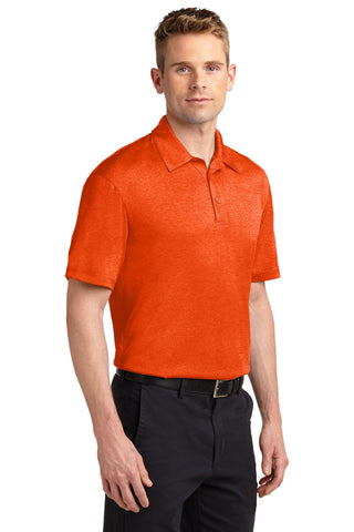 Sport-Tek Heather Contender Polo (Deep Orange Heather)