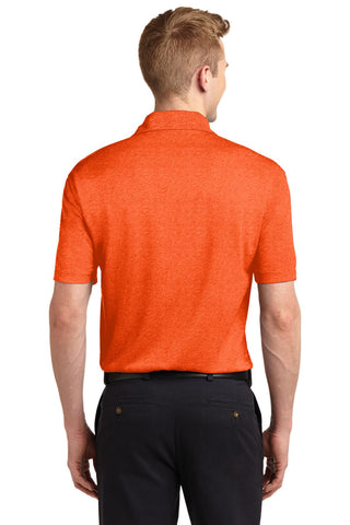 Sport-Tek Heather Contender Polo (Deep Orange Heather)