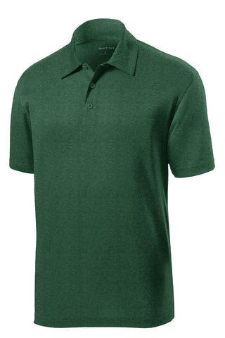 Sport-Tek Heather Contender Polo (Forest Green Heather)