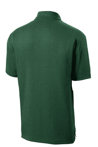 Sport-Tek Heather Contender Polo (Forest Green Heather)