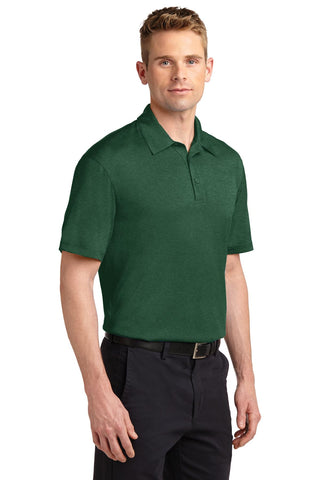 Sport-Tek Heather Contender Polo (Forest Green Heather)