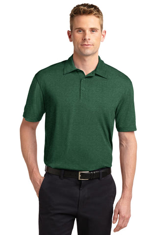 Sport-Tek Heather Contender Polo (Forest Green Heather)