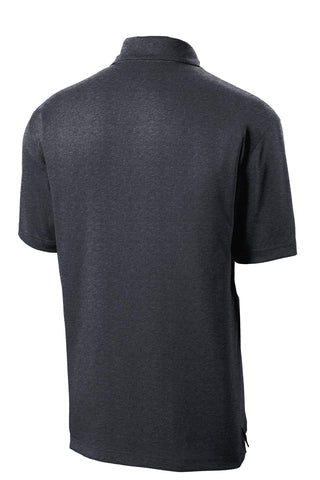 Sport-Tek Heather Contender Polo (Graphite Heather)