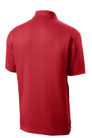 Sport-Tek Heather Contender Polo (Scarlet Heather)