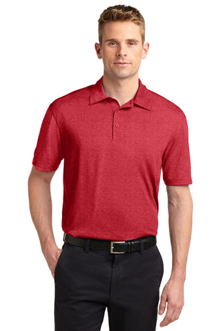 Sport-Tek Heather Contender Polo (Scarlet Heather)