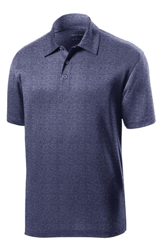 Sport-Tek Heather Contender Polo (True Navy Heather)