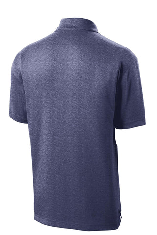 Sport-Tek Heather Contender Polo (True Navy Heather)