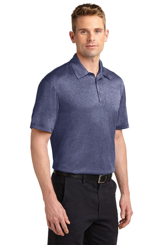 Sport-Tek Heather Contender Polo (True Navy Heather)