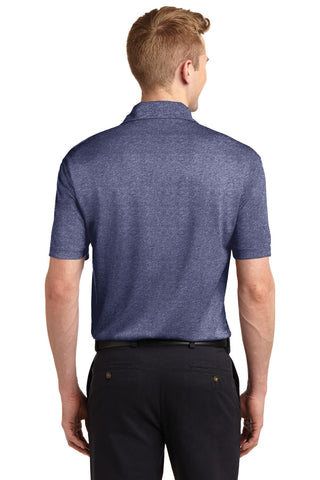 Sport-Tek Heather Contender Polo (True Navy Heather)