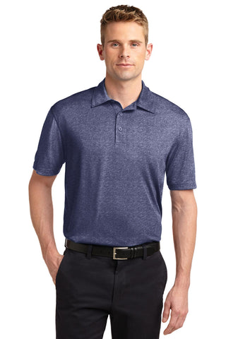 Sport-Tek Heather Contender Polo (True Navy Heather)