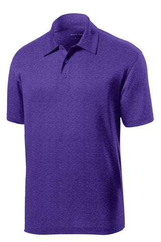 Sport-Tek Heather Contender Polo (Varsity Purple Heather)