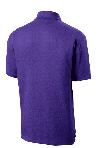 Sport-Tek Heather Contender Polo (Varsity Purple Heather)