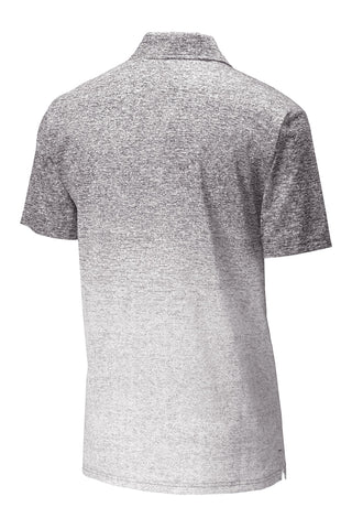 Sport-Tek Ombre Heather Polo (White/ Graphite)