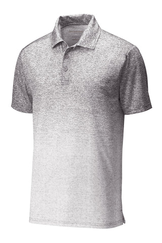 Sport-Tek Ombre Heather Polo (White/ Graphite)