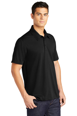 Sport-Tek PosiCharge Active Textured Polo (Black)