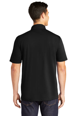 Sport-Tek PosiCharge Active Textured Polo (Black)