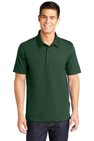 Sport-Tek PosiCharge Active Textured Polo (Forest Green)