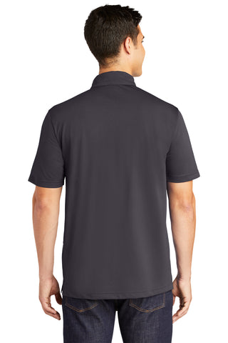 Sport-Tek PosiCharge Active Textured Polo (Iron Grey)