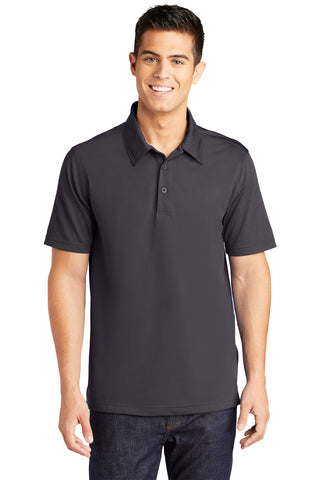 Sport-Tek PosiCharge Active Textured Polo (Iron Grey)