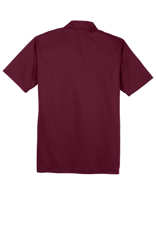 Sport-Tek PosiCharge Active Textured Polo (Maroon)