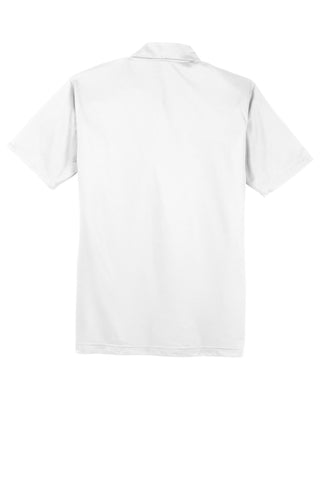 Sport-Tek PosiCharge Active Textured Polo (White)