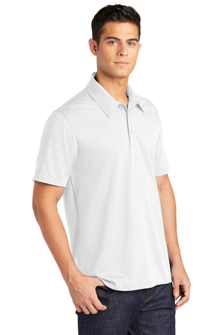 Sport-Tek PosiCharge Active Textured Polo (White)