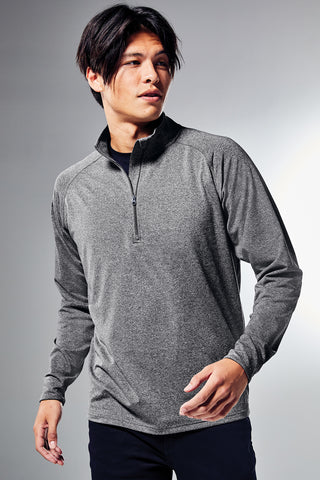 Sport-Tek Sport-Wick Stretch 1/4-Zip Pullover (Charcoal Grey)