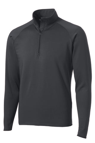 Sport-Tek Sport-Wick Stretch 1/4-Zip Pullover (Charcoal Grey)