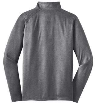 Sport-Tek Sport-Wick Stretch 1/4-Zip Pullover (Charcoal Grey Heather)