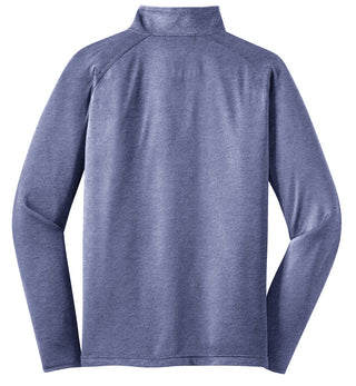 Sport-Tek Sport-Wick Stretch 1/4-Zip Pullover (True Navy Heather)