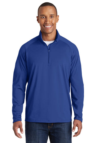 Sport-Tek Sport-Wick Stretch 1/4-Zip Pullover (True Royal)