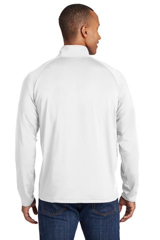 Sport-Tek Sport-Wick Stretch 1/4-Zip Pullover (White)