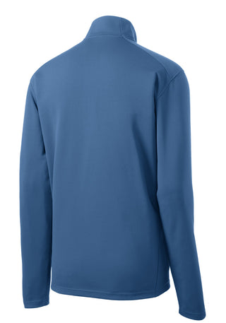 Sport-Tek Sport-Wick Textured 1/4-Zip Pullover (Dawn Blue)