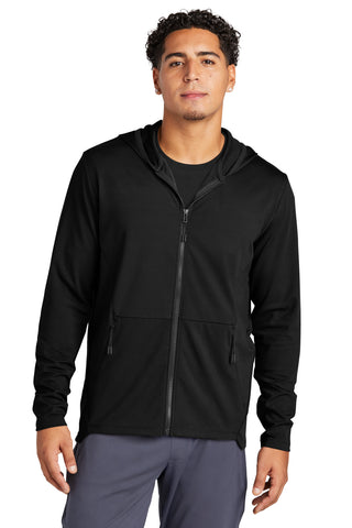 Sport-Tek Circuit Hooded Full-Zip (Deep Black)