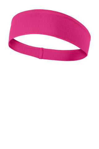 Sport-Tek PosiCharge Competitor Headband (Pink Raspberry)