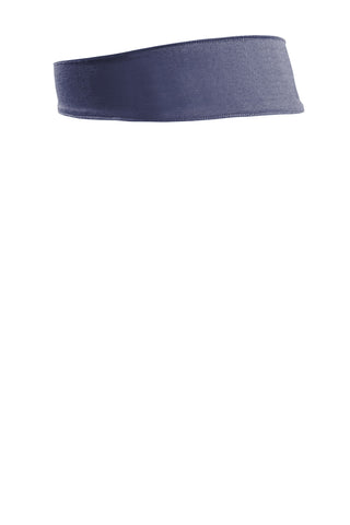 Sport-Tek Contender Headband (True Navy Heather)