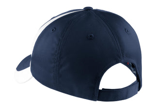 Sport-Tek Youth Dry Zone Nylon Colorblock Cap (True Navy/ White)