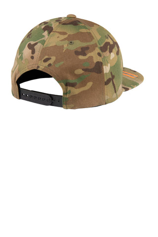 Sport-Tek Yupoong Flat Bill Snapback Cap (Multicam)