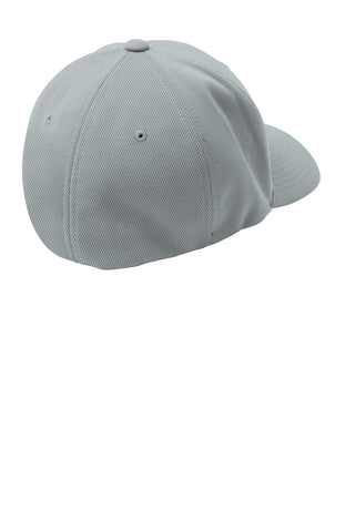 Sport-Tek Flexfit Cool & Dry Poly Block Mesh Cap (Grey Heather)