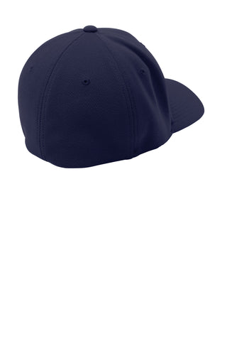 Sport-Tek Flexfit Cool & Dry Poly Block Mesh Cap (True Navy)