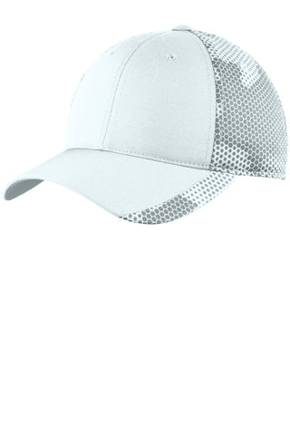 Sport-Tek CamoHex Cap (White)