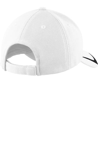 Sport-Tek Pique Colorblock Cap (White/ Black)