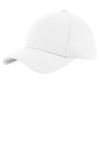 Sport-Tek PosiCharge RacerMesh Cap (White)
